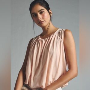 By Anthropologie Shimmer Bubble Top Size Large